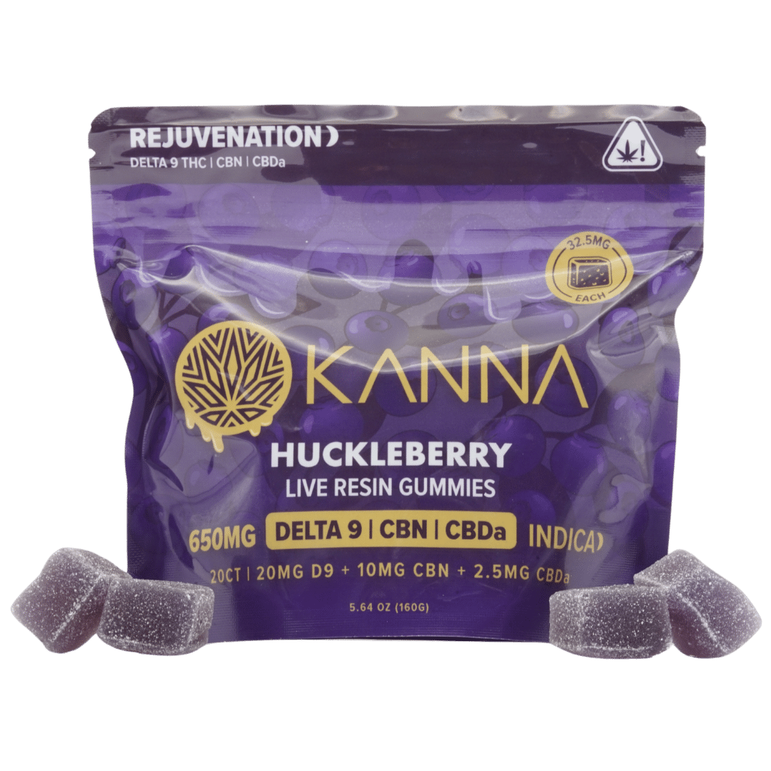 D9 Huckleberry Gummies - 20 Count